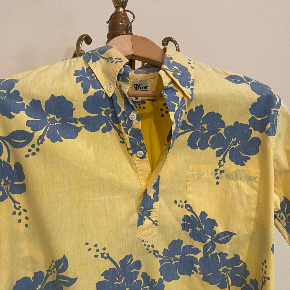 VINTAGE MENS MED reyn spooner Hawaiian Aloha shirt